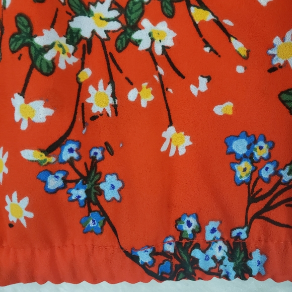 New York & Company Floral Cold Shoulder Blouse - Picture 10 of 12